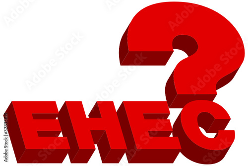 EHEC Fragezeichen 3D
