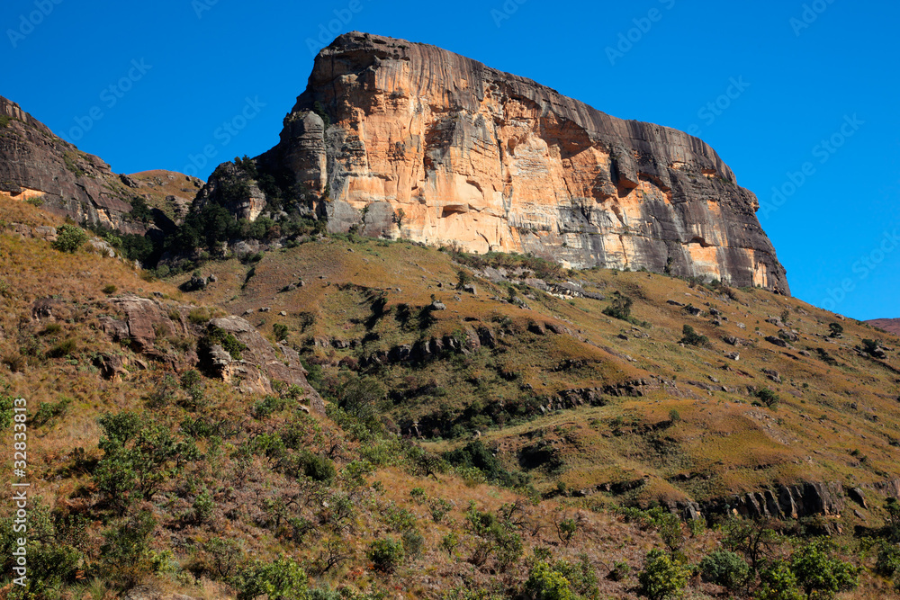 Fototapeta premium Sandstone rock, Drakensberg mountains, South Africa