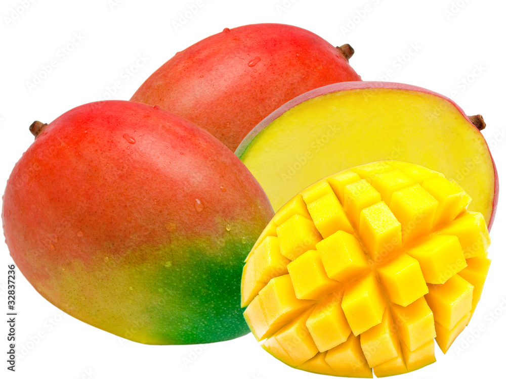 Mango isolated on white background Mango isolated on white background
