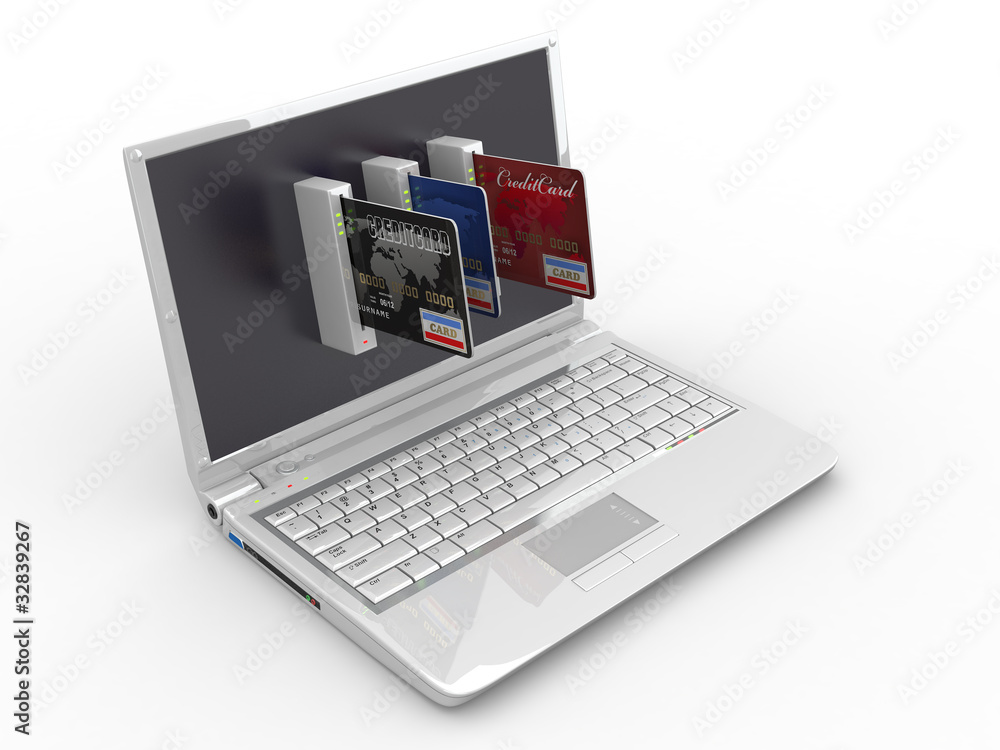 E-commerce. Laptop and credit card. E-commerce. Laptop and credit card.
