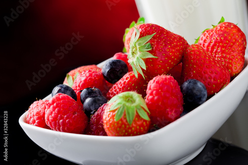 Berries and Milk