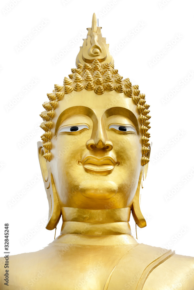 big golden buddha head