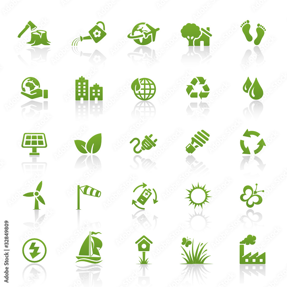 Green Web Icons Green Web Icons