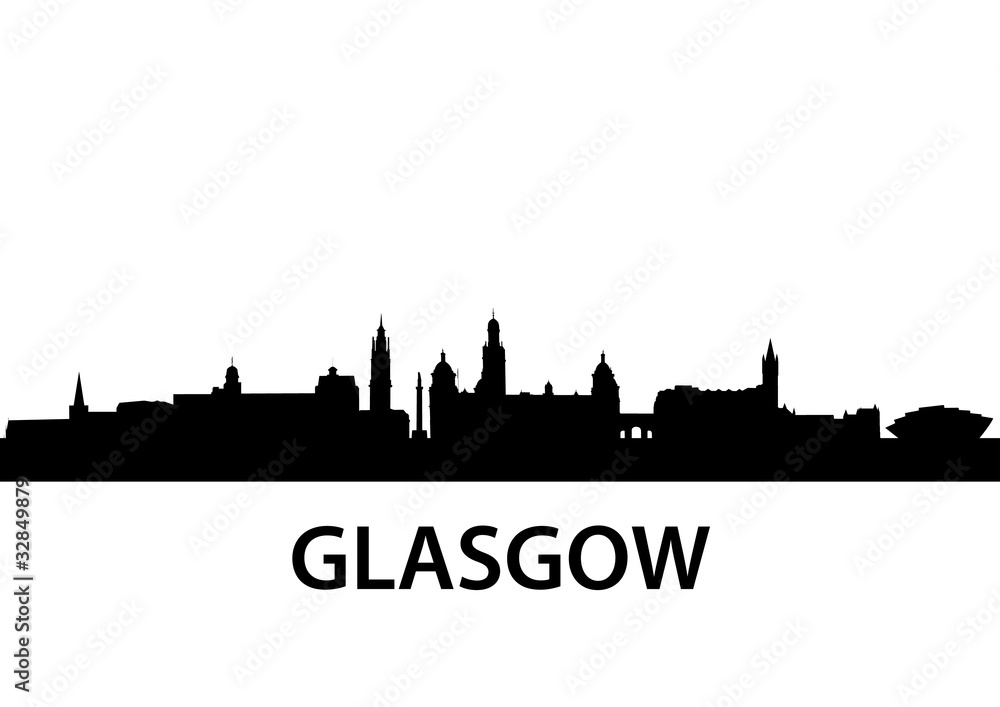 Fototapeta premium Skyline Glasgow