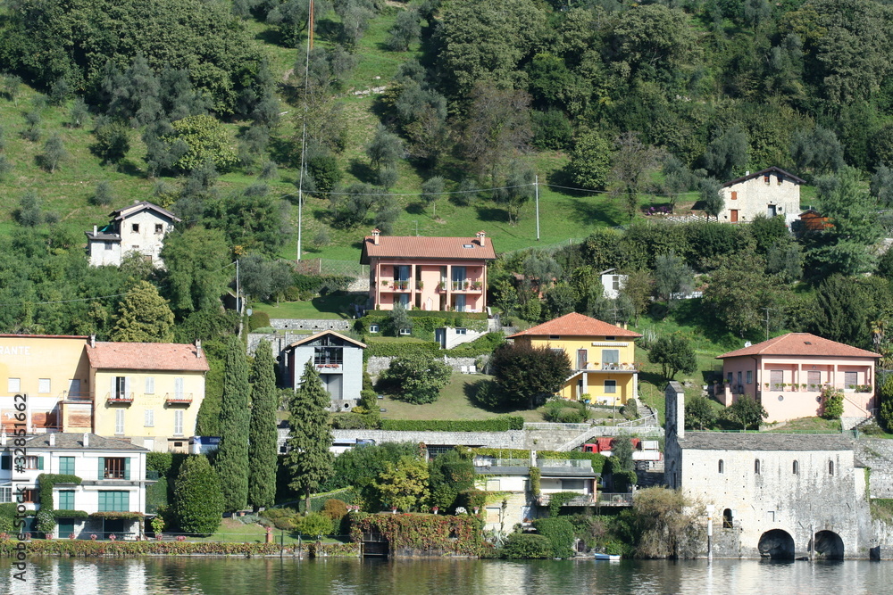 House in a small village on Italy`s Lake Como