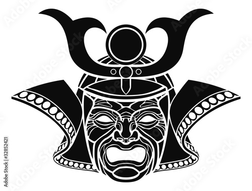 Fearsome samurai mask