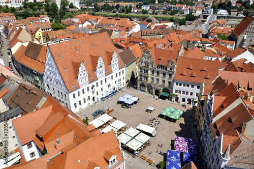 Meißen Luftbild Marktplatz photo
