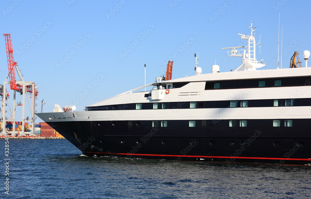 luxurious passenger ship