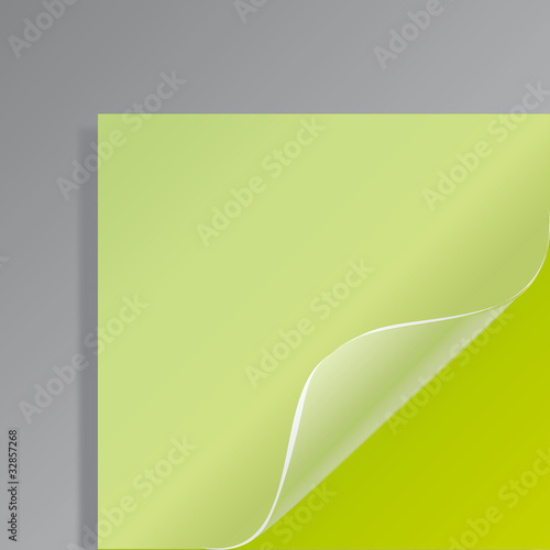 Blatt Papier mit Transparenter Folie