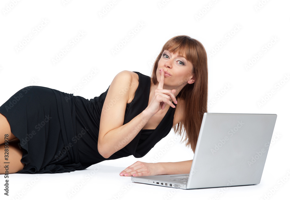 lady and the computer lady and the computer