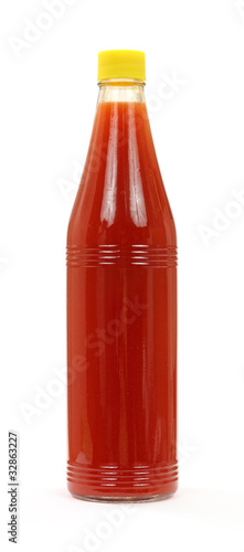 Bottle of hot sauce