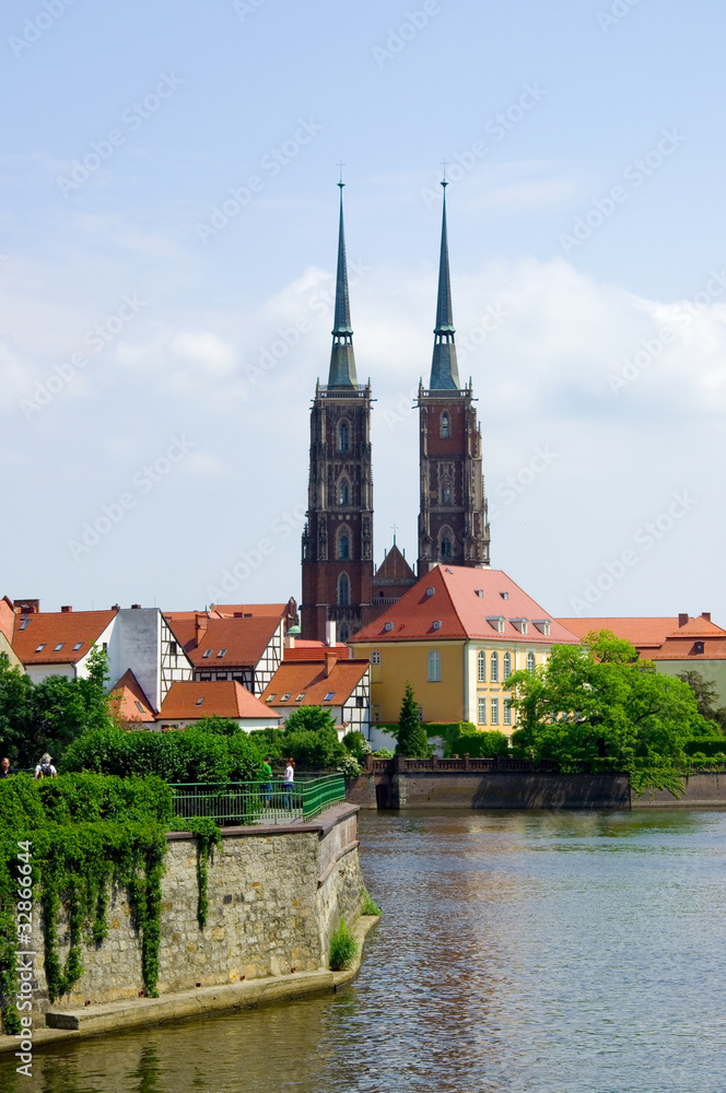 Obraz premium Johanniskathedrale - Dominsel - Bresau - Polen