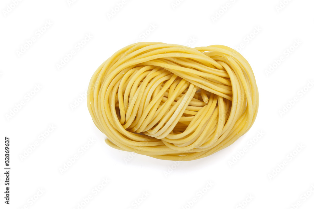 Chinese vermicelli, a closeup binding curl of instant noodle. Chinese vermicelli, a closeup binding curl of instant noodle.
