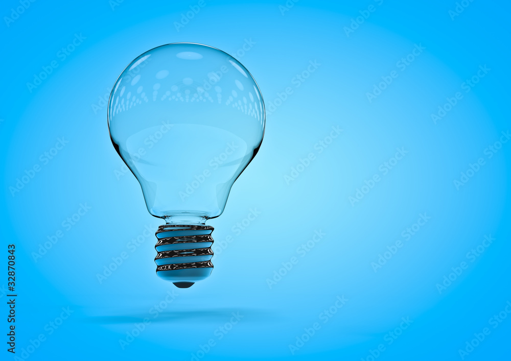 Very shiny lightbulb Very shiny lightbulb
