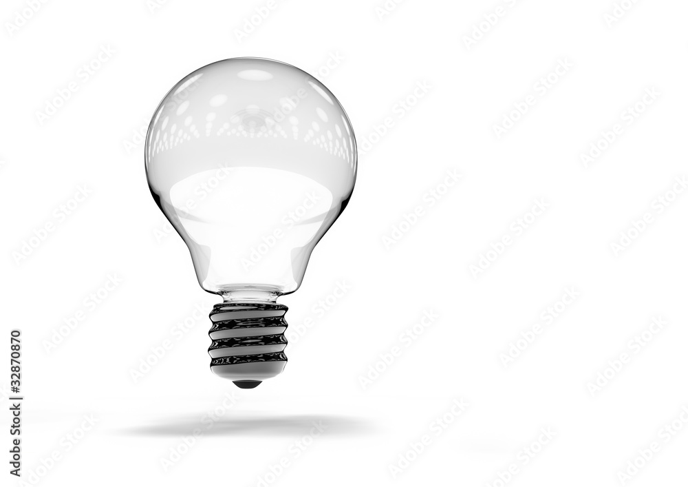 Very shiny lightbulb Very shiny lightbulb