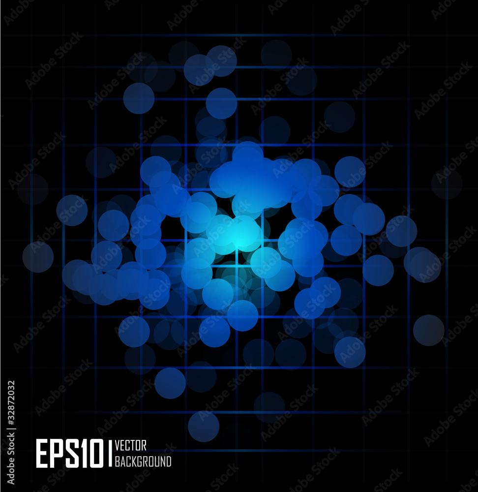 Vector hi-tech concept against dark background Vector hi-tech concept against dark background