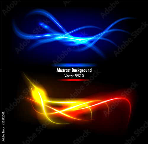 Color abstract glowing background