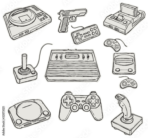 Vintage Game consoles