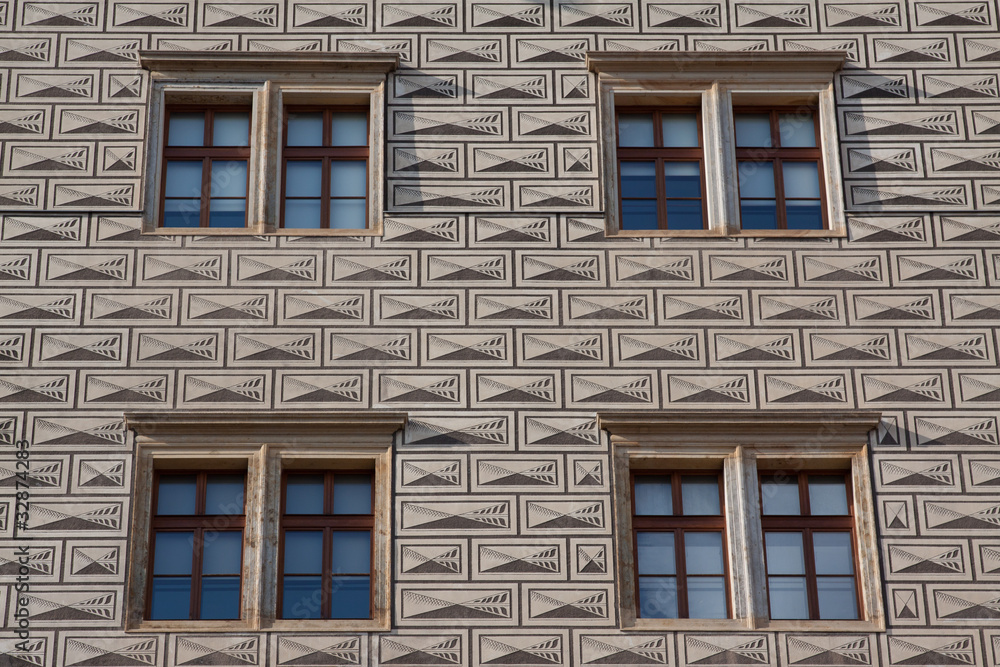 Fototapeta premium Four renaissance windows