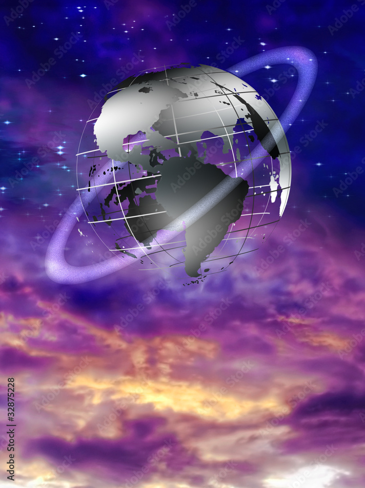 Fototapeta premium Earth Sphere