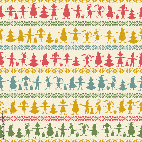 Christmas seamless pattern