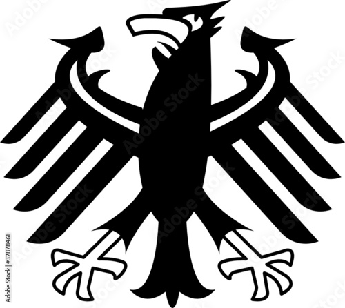 Eagle symbol, vector illustration