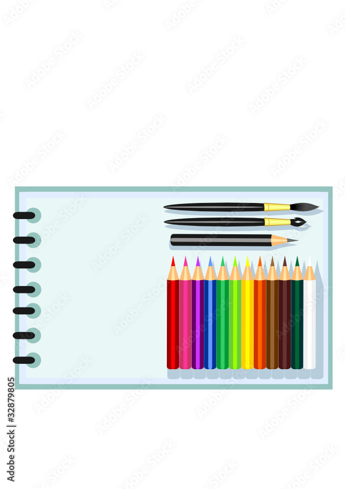 set for children's creativity set for children's creativity