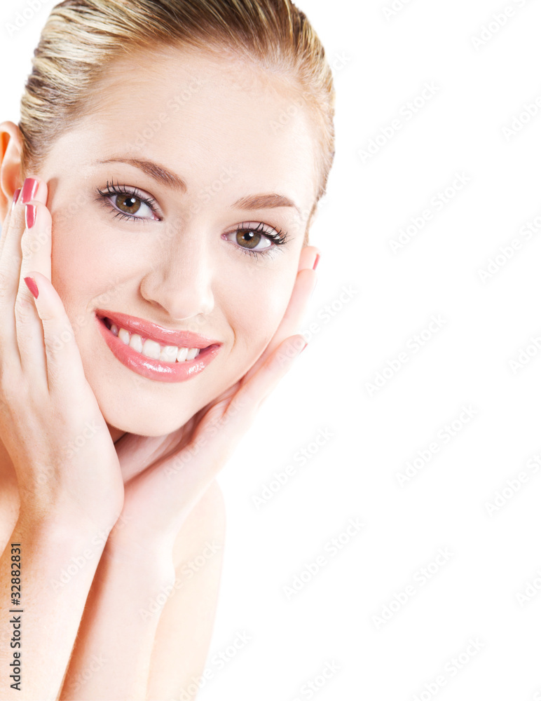 young beautiful woman with healthy skin young beautiful woman with healthy skin
