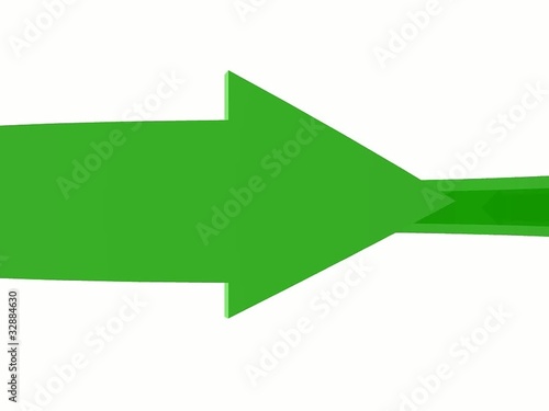 Freccia riciclo verde photo