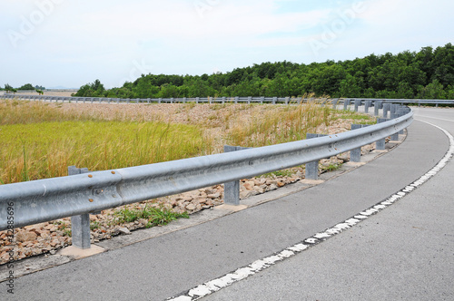 Road With Crash Barrier