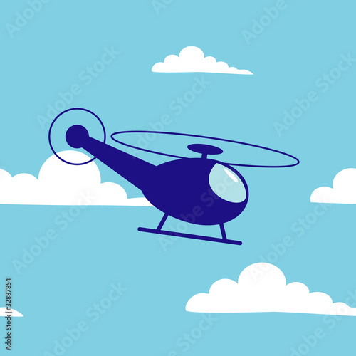 cartoon helicopter