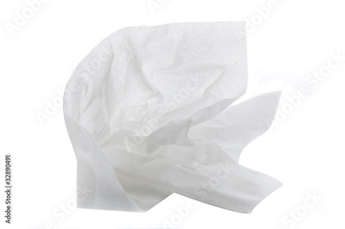 A white tissue