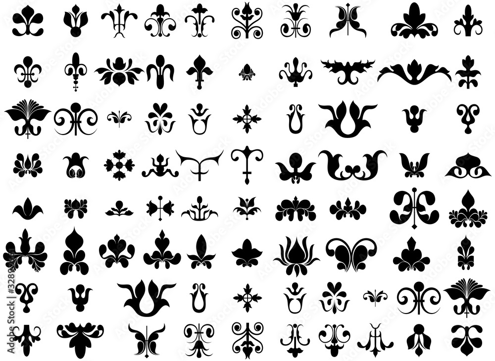 Flourish Elements Shapes Flourish Elements Shapes