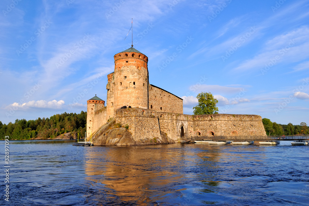 Fortress Olavinlinna. Finland