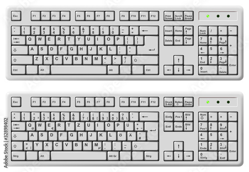 keyboard english / deutsch