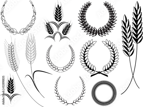 Laurel Wreaths Elements