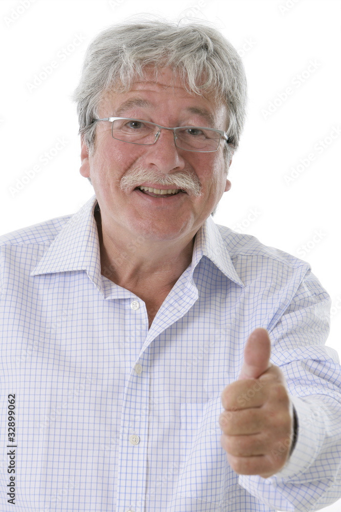 Sénior satisfait Sénior satisfait
