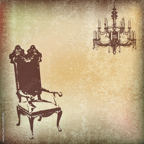 Vintage Chair Background