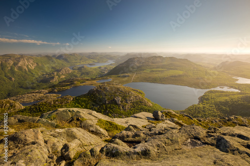 panorama from the summit of Bynuten
