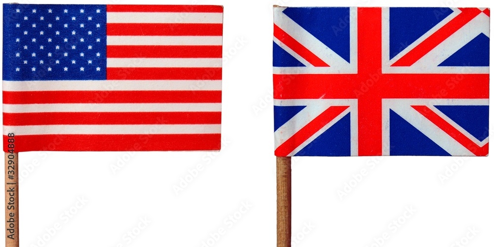 UK and USA flag Stock Photo | Adobe Stock