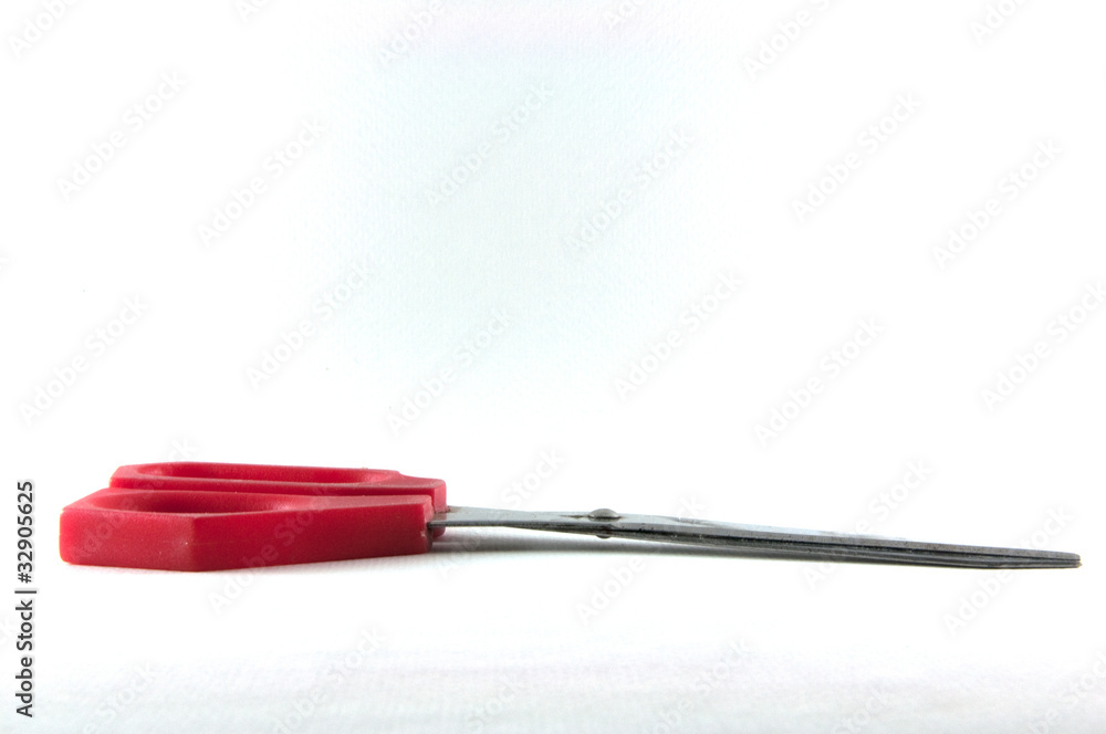 red scissors