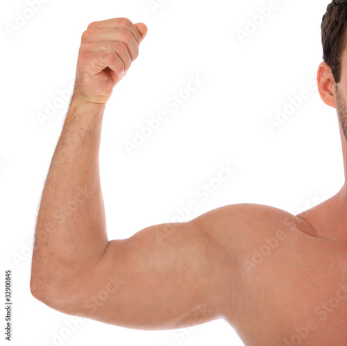 Muskulöser Männerarm