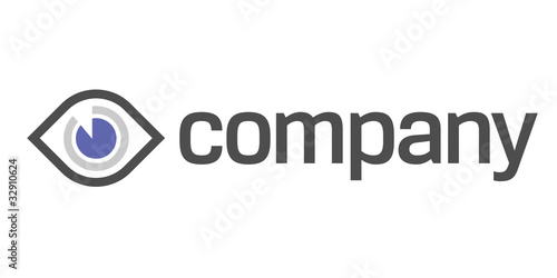 Eye diagnostic and vision care logo
