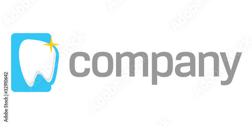 White tooth logo