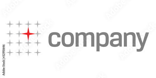 Red star logo for medical business