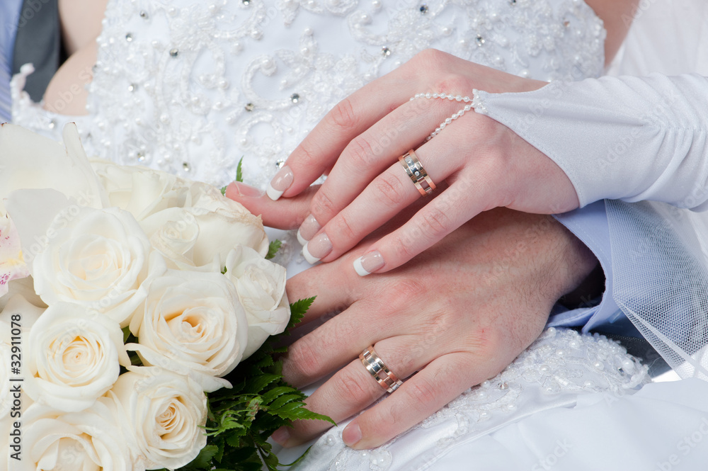 Interlacement of hands - to love interlacement