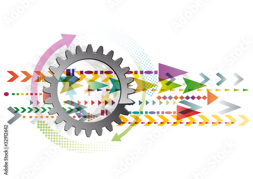 Abstract Gear # Vector