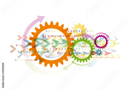 Abstract Gear # Vector