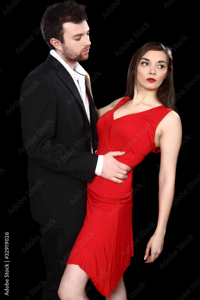 young couple dancing young couple dancing