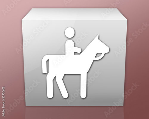 Box-shaped Icon (red b/g) 